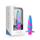 Avant Vibrotize Silicone Mini Anal Vibe Fuchsia 5 Inch Butt Plugs - Vibrating